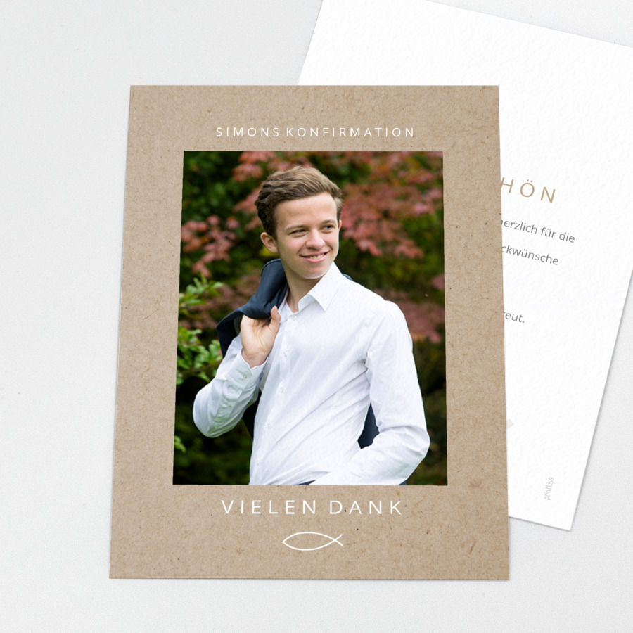 Classic Moment Danksagung Konfirmation