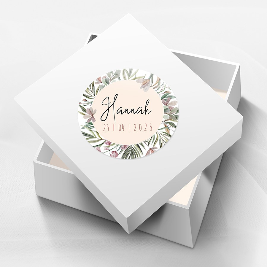 Sommerliebe Geschenkaufkleber