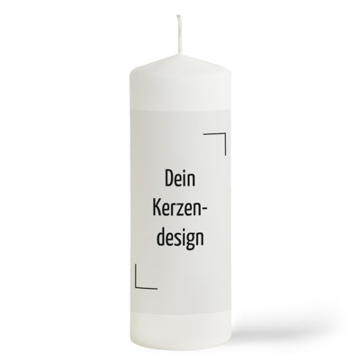 Freie Gestaltung Hochzeitskerze