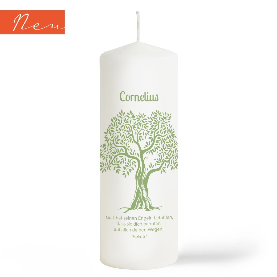 Tree of life Kommunionkerze