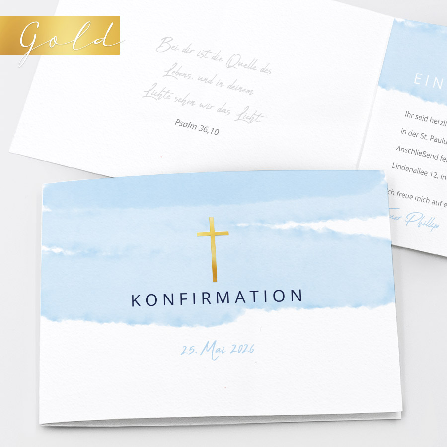 Meine Segnung Einladungskarte Konfirmation