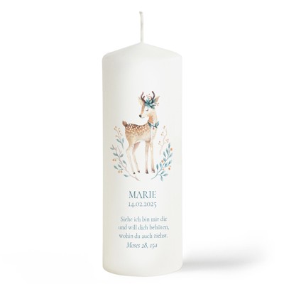 Kleines Reh Kommunionkerze