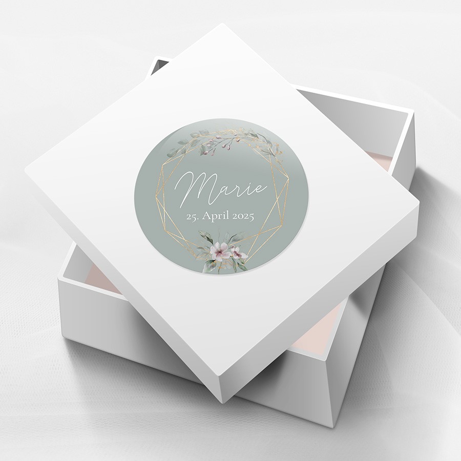 Oleanderblüten Geschenkaufkleber