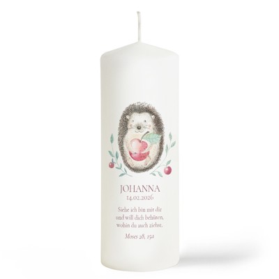 Kleiner Igel Kommunionkerze