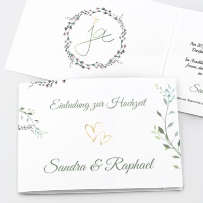 Herzensmensch Hochzeitseinladung