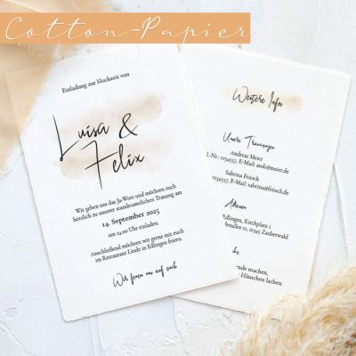 Lieblingstag Hochzeitseinladung